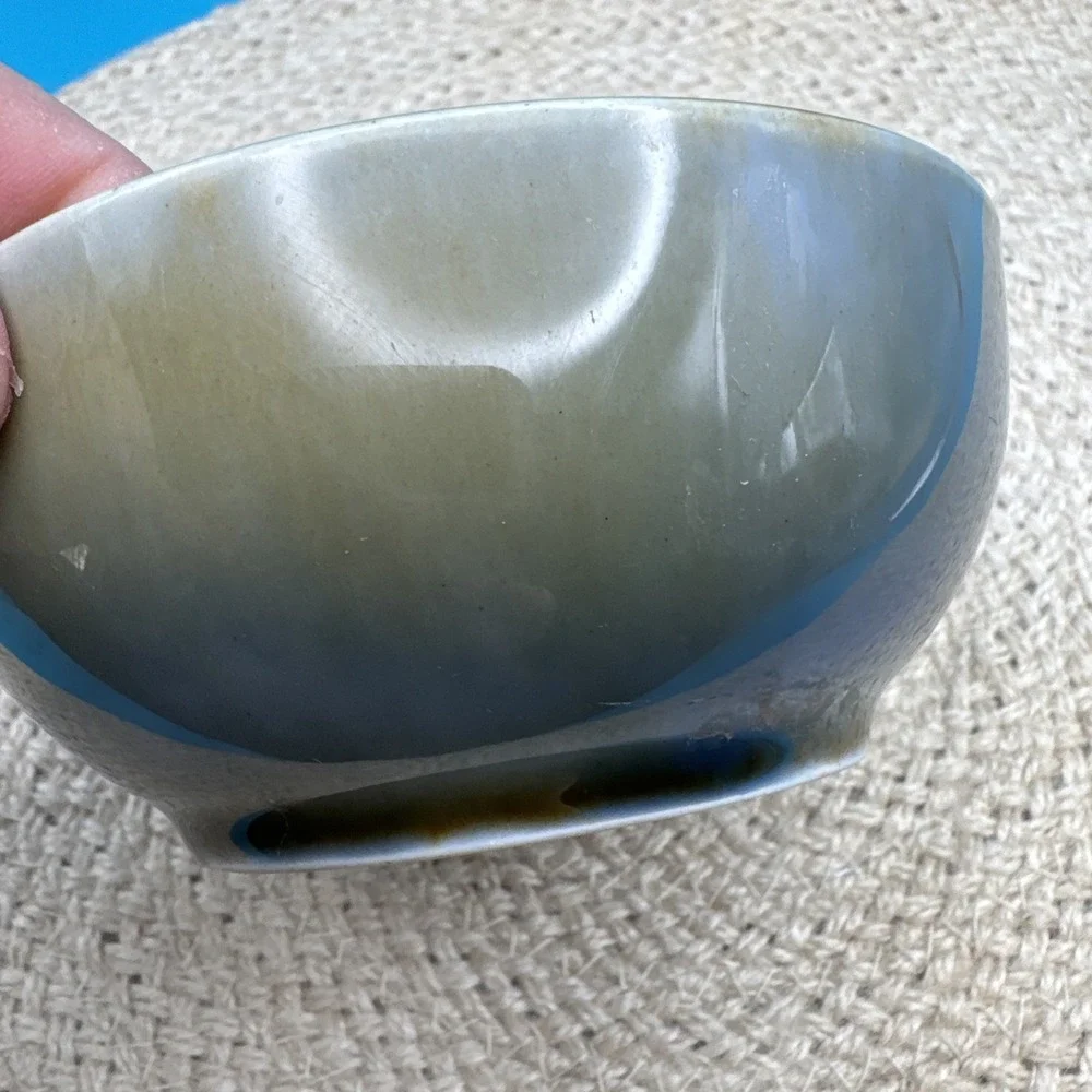 Wade Armagh Leprechaun Bowl Trinket‎ Dish Mushrooms Gnomes Irish Porcelain Vtg